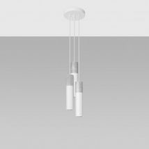 Borgio 3P Concrete Pendant Lamp SOLLUX - White