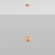 Woody Wooden Pendant Lamp SOLLUX - Natural Wood