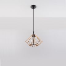 Pompelmo Wooden Pendant Lamp SOLLUX - Natural Wood