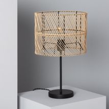 Carrere Rattan Table Lamp ILUZZIA - Natural