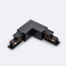 Left Side L Connector for Three Circuit DALI Track - Black