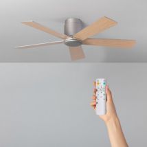 Flatiron Wooden Outdoor Ceiling Fan with DC Motor 132cm - Wood