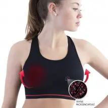 Lytess - Reggiseno Running Rassodante - Nero - Taglia L/XL