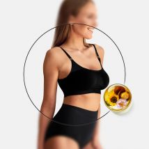 Lytess - Brassière Allaitement Anti-vergeture - Noir - Taille XXL