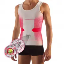 Lytess - Débardeur Gainant Homme Compression Forte - Blanc - Taille L
