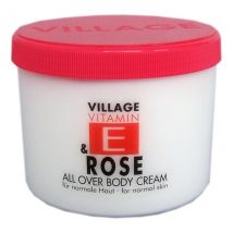 Village Vitamin E All Over Body Cream Rose 500 ml Tiegel - Parfümerie Becker