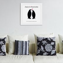 Personalised Penguin Perfect Partner Poster