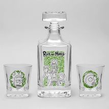 Rick and Morty Decanter Glasses Set