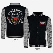 Stranger Things Hellfire Club Varsity Jacket Medium