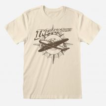 Indiana Jones Plane and Compass T-Shirt Large