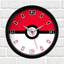 Pokémon Poke Ball Wall Clock