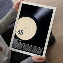 Personalised Favourite Song Vinyl Print