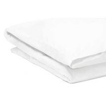 White Easy Care Duvet Cover Polycotton - Single