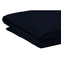 Navy Blue Easy Care Duvet Cover Polycotton - King