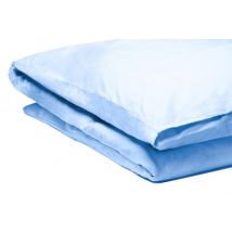 Light Sky Blue Easy Care Duvet Cover Polycotton - Super King