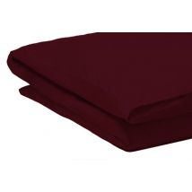 Maroon Wine Easy Care Duvet Cover Polycotton - Super King