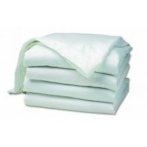Single Piece Waterproof Flame Retardant Green Tint Mattress Protector - Double