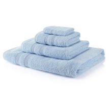 5 Piece Sky Blue Towel Bale 500 GSM - 2 Face Cloths, 1 Hand Towel, 1 Bath Towel, 1 Bath Sheet