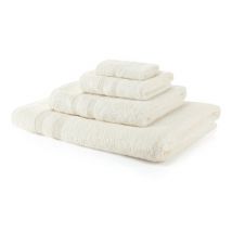6 Piece Cream Towel Bale 500 GSM - 2 Face Cloths, 2 Hand Towels, 1 Bath Towel, 1 Bath Sheet