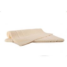 Cream Bath Mats 1000 GSM Cotton Size  - 2 Stripes