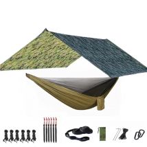 Portable Hammock with Canopy & Bug Net