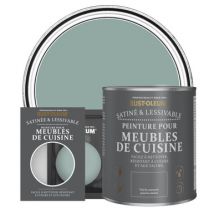 Peinture pour Meubles de Cuisine, Finition Satinée - Bleu Gris