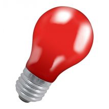 Crompton Lamps 15W GLS E27 Dimmable Colourglazed IP65 Red