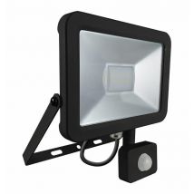 Phoebe LED Floodlight 30W Atlas PIR Sensor Cool White 110° Black IP66