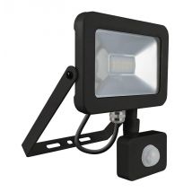 Phoebe LED Floodlight 10W Atlas PIR Sensor Cool White 110° Black IP66