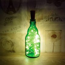 Lyyt 2m LED Battery Operated Bottle Cork Light Warm White