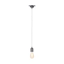 Inlight Dale E27 Pendant Cord Set Black Nickel & Grey