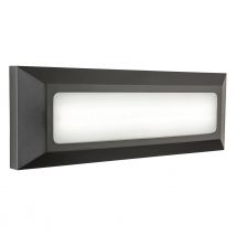 Firstlight Shine LED Brick Wall and Step Light 4W Cool White in Graphite and Opal
