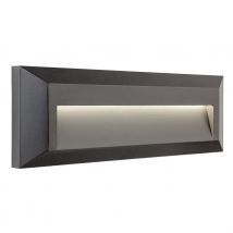 Firstlight Shine LED Brick Downlight Wall and Step Light 1.8W Cool White Graphite