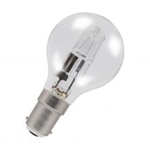 Status Halogen Golfball 28W B15 Dimmable Energy Saver Warm White Clear