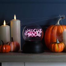 Festive 14cm Battery Operated Hocus Pocus Lit Globe