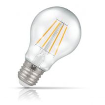 Crompton GLS LED Light Bulb Dimmable E27 7W (60W Eqv) Warm White Filament Clear