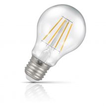 Crompton GLS LED Light Bulb E27 4.2W (40W Eqv) Dimmable Warm White Clear Filament Screw