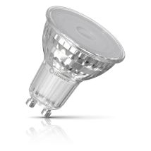 Ledvance GU10 Spotlight LED Light Bulb 3.7W (50W Eqv) Dim Warm White Clear Performance Class Halogen Replacement 36°