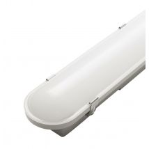 Phoebe Batten 20W Tri-Colour CCT Diffused Light Grey 4ft Lykos Fitting 4 Foot Outdoor Tri-proof 120° Lights