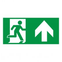 Phoebe LED Emergency Exit Blade Up Legend for use with Krios Emergency Blade Krios