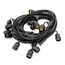 Festoon Light Premium 5m Connectible Outdoor Black