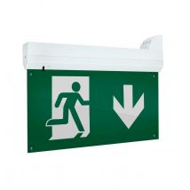 Phoebe LED Emergency Exit Blade 2W Daylight with Arrow Legends Krios