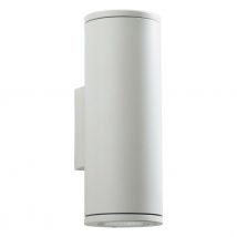 Zink MIZAR 20W LED Outdoor Up and Down Wall Light White