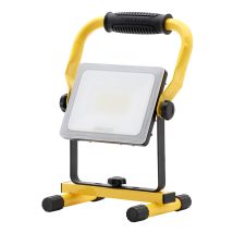Stanley Portable LED Work Light 30W Cool White Frosted Shatterproof in Yellow and Black