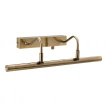 Firstlight 455mm LED Picture/Mirror Light 7W Dim with Dimmer Control Warm White Antique Brass