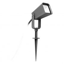 Firstlight Vector Square Style LED Garden Spike 6.5W Cool White Graphite