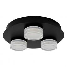Spa Amalfi 14W 3-Light Ceiling Spotlight Matte Black