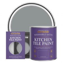 Rust-Oleum Kitchen Tile Paint, Satin Finish - MID ANTHRACITE - 750ml