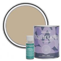 Rust-Oleum Bathroom Tile Paint, Matt Finish - Salted Caramel 750ml -