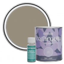Rust-Oleum Bathroom Tile Paint, Matt Finish - Cocoa 750ml -
